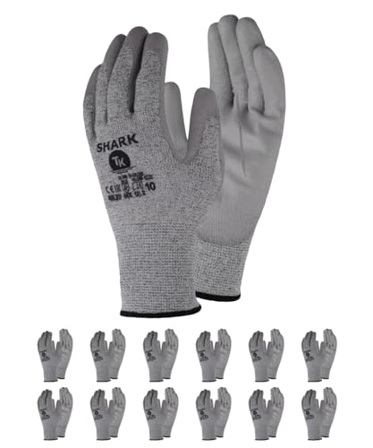 TK Gloves SHARK/Montage-Handschuhe Schnittschutz/Größe 08, 12 Paar/Montagehandschuhe/Schnittfeste Handschuhe Arbeitshandschuhe TK Gloves SHARK/Montage-Handschuhe Schnittschutz/Größe 08, 12 Paar/Montagehandschuhe/Schnittfeste Handschuhe Arbeitshandschuhe von TK Gloves