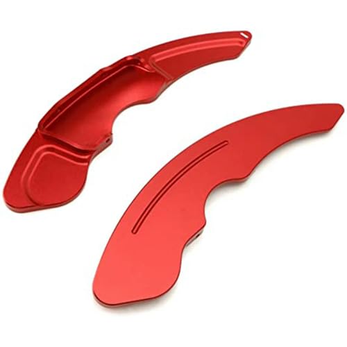 TLYSMG Auto Lenkrad Paddle Shift Extend Shifter Aufkleber Extension Shift Passt für RC200t RC300 RC350 2016 2018 2019 2020 2021 RC Fsport-Red von TLYSMG