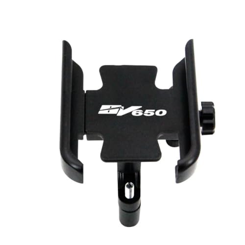 TLYSMG Motorrad Telefon Halter Lenker GPS Stand Halterung Passt für Suzuki SV650 SV650S 1998-2020Mirror Holder Black von TLYSMG