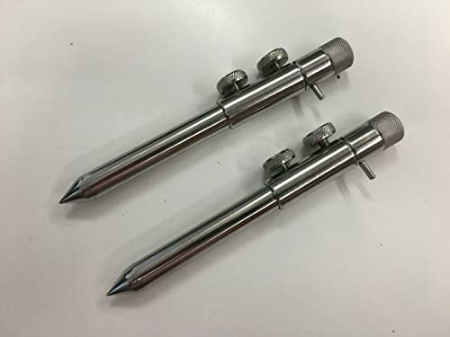 TMC 2 x Banksticks 15-25 cm massiver Edelstahl Karpfenangeln Tackle TMC 2 x Banksticks 15-25 cm massiver Edelstahl Karpfenangeln Tackle von TMC