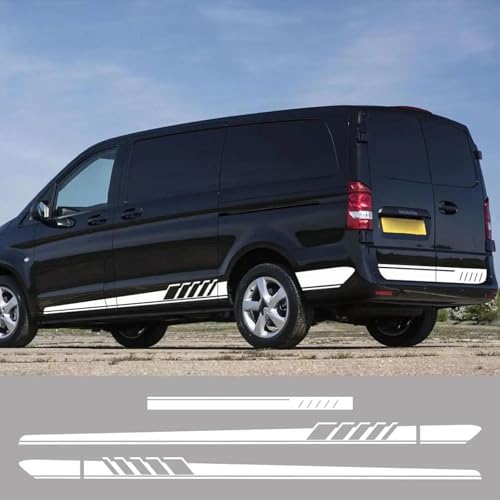 TNXPYXI 3-teiliges Autoaufkleber-Vinyl-Aufkleberset, passend für Benz Vito V-Klasse Viano W638 W639 W447 Marco Polo EQV Camper Van Tuning-Zubehör von TNXPYXI