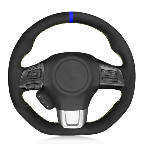 TNXPYXI Original Lenkradbezug aus geflochtenem Wildleder, passend für Subaru WRX (STI) Levorg 2015 2016 2017 2018 2019 von TNXPYXI