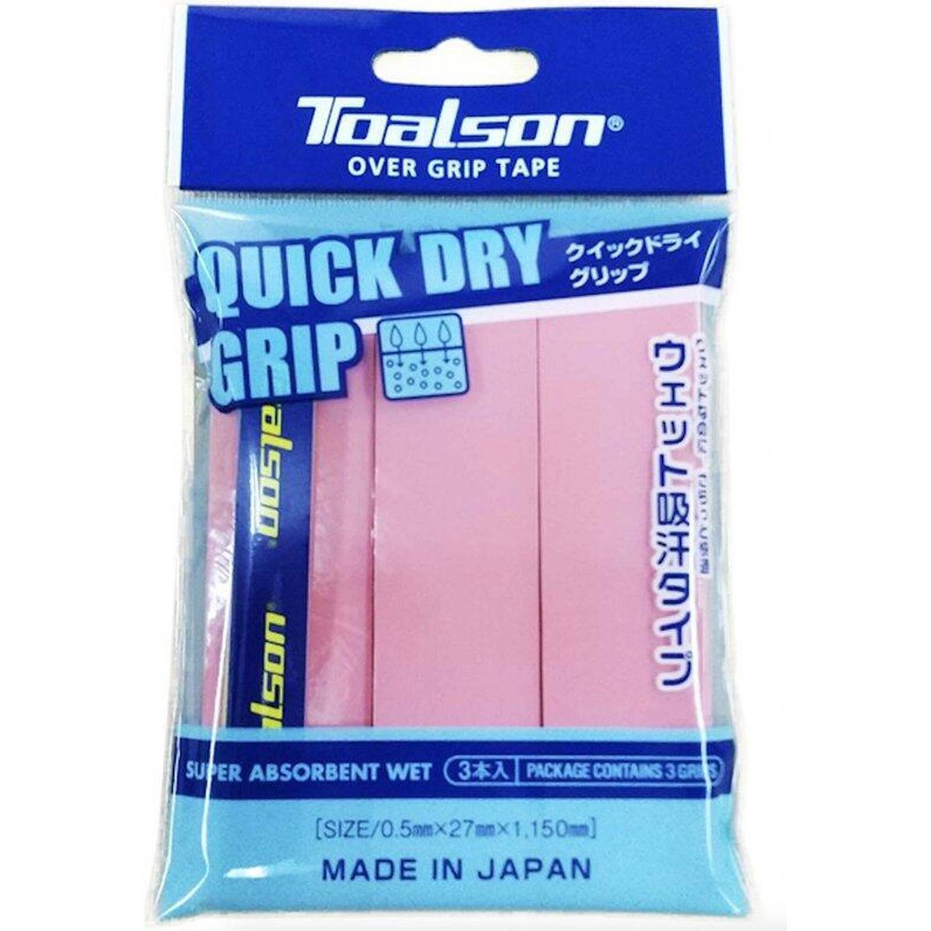 Toalson Griffband Tennis Padel - Quick Dry - Rosa von TOALSON