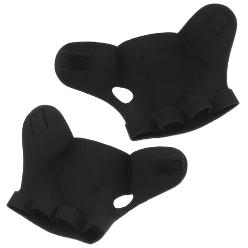 TOBBOMEY 1 Paar Sporthandschuhe Haarnetz Für Antihaft-müllschaufel Schlüsselschalter-Timer Handerdungsstäbe Durchgehende Handschuhe Werkzeugkasten Mini-Mixer Sbr-tauchmaterial Black von TOBBOMEY