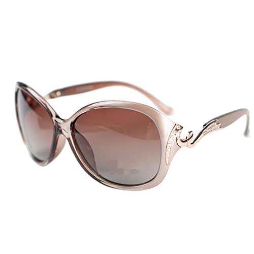 TOBILE Sonnenbrille Polarisierte Sonnenbrille Damen Sonnenbrille Schutz Mode Sonnenbrille mit Strass Sonnenbrille Damen Glas - Champagner 5118 TOBILE Sonnenbrille Polarisierte Sonnenbrille Damen Sonnenbrille Schutz Mode Sonnenbrille mit Strass Sonnenbrille Damen Glas - Champagner 5118 von TOBILE