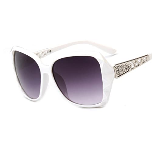 TOBILE Sonnenbrille Sonnenbrille Frau Groß Lila Sonnenbrille Damen Spiegel Schattierungen Damen Weiß TOBILE Sonnenbrille Sonnenbrille Frau Groß Lila Sonnenbrille Damen Spiegel Schattierungen Damen Weiß von TOBILE