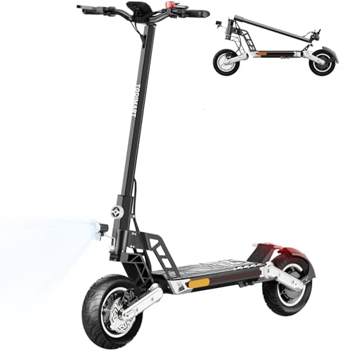 TODIMART G2 E Scooter, Fährt 40-45 km, 48 V 10.4 Ah, 10 Zoll Faltbarer E Roller, 120 kg tragkraft für Erwachsene, Doppelte Federung TODIMART G2 E Scooter, Fährt 40-45 km, 48 V 10.4 Ah, 10 Zoll Faltbarer E Roller, 120 kg tragkraft für Erwachsene, Doppelte Federung von TODIMART