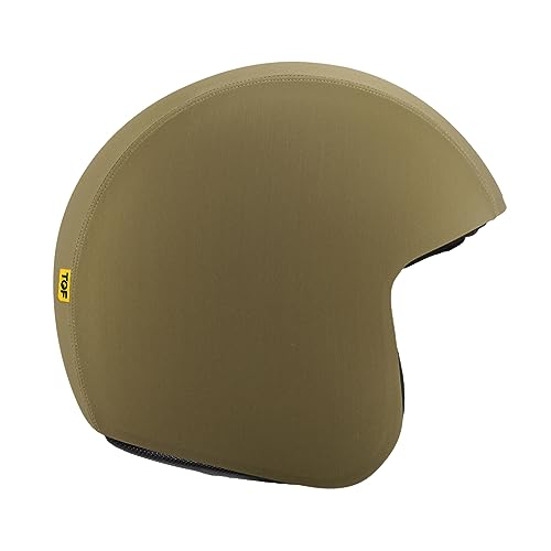 TOF Skin - Army Green - Austauschbare Skin – Passt nur auf einen TOF Base Helm – Rollerhelm – Mopedhelm – Motorradhelm – Jethelm – Fashion-Helm – Retro-Helm von TOF