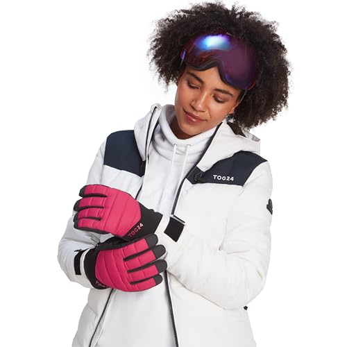 TOG 24 Unisex Erwachsene Adventure Skihandschuhe (M) (Dark Pink) von TOG24