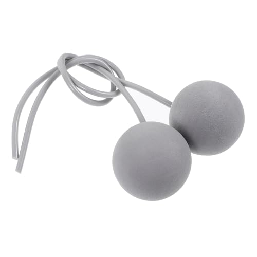 TOGEVAL 1 Paar Eva Ball Teil Springseil Kabellose Ball Springseile Für Fitness Indoor Springseil Ball Grau TOGEVAL 1 Paar Eva Ball Teil Springseil Kabellose Ball Springseile Für Fitness Indoor Springseil Ball Grau von TOGEVAL