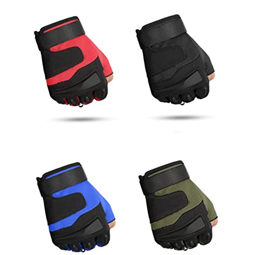 TOGEVAL 1 Paar Fitness-Handschuhe Halbfingerhandschuhe Handschuhe Für Autorennen Winddichte Vollfingerhandschuhe Kletterhandschuhe Schwarze Fingerlose Handschuhe MTB-Handschuhe Black von TOGEVAL