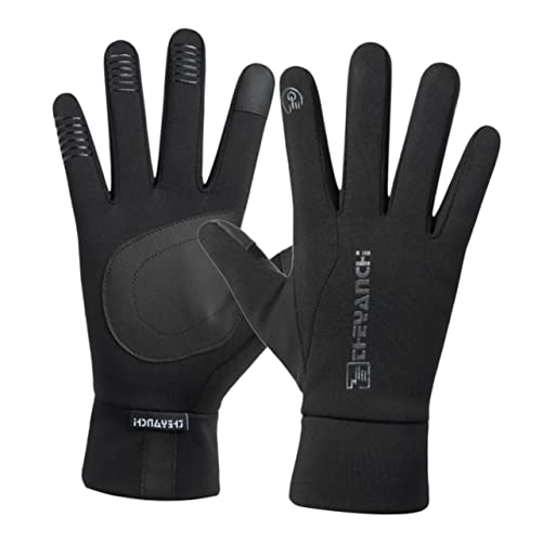 TOGEVAL 1 Paar Winterhandschuhe Fahrradreifenliner Handdrachenbaby warme Handschuhe Mountainbike-Handschuhe fahrradhandschuhe thermohandschuhe rutschfeste Handschuhe Reithandschuhe Black von TOGEVAL