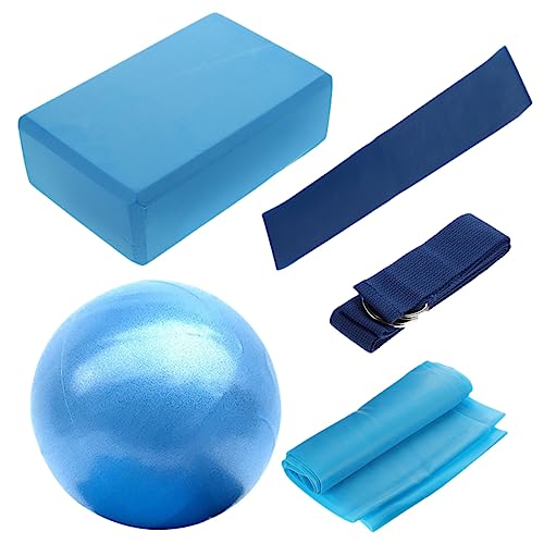 TOGEVAL 1 Satz wiederverwendbarer Kernball Kleiner Gymnastikball Pilatesbälle tragbarer Kernball Fitness-zubehã¶r Fitness zubehör Mehrzweck-Pilatesball professioneller Yogaball PVC Blue von TOGEVAL