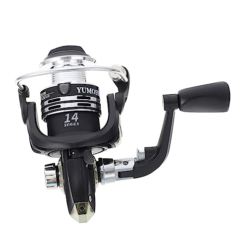 TOGEVAL 1Stk Bootsangeln meeresangeln Fishing Reel Angeln zubehör Fishing Tackle giessstange tragende Angelrolle Welsrollen Spule Kipphebelrolle tragbare Angelrolle Zinklegierung Black von TOGEVAL