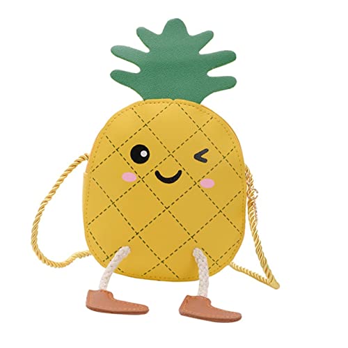 TOGEVAL 1stk Kuriertasche Geldbörse Umhängetasche Geldbörse Damen Damenhandtaschen Crossbody Damen Geldbörse Geldbörse Tasche Kleine Cartoon-Tasche in Fruchtform Yellow TOGEVAL 1stk Kuriertasche Geldbörse Umhängetasche Geldbörse Damen Damenhandtaschen Crossbody Damen Geldbörse Geldbörse Tasche Kleine Cartoon-Tasche in Fruchtform Yellow von TOGEVAL