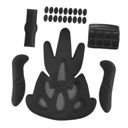 TOGEVAL 23Stücke Teiliges Helmpolsterungs Kit Pads Für Fahrrad Und Motorradhelme Kollisions Polsterung Atmungsaktive Und Schweißabsorbierende Inneneinlagen TOGEVAL 23Stücke Teiliges Helmpolsterungs Kit Pads Für Fahrrad Und Motorradhelme Kollisions Polsterung Atmungsaktive Und Schweißabsorbierende Inneneinlagen von TOGEVAL