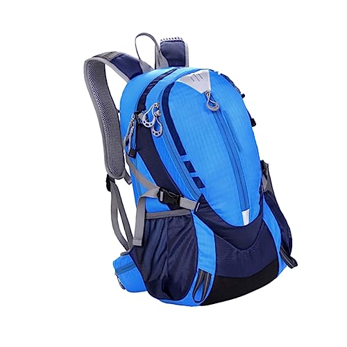 TOGEVAL 25L Outdoor Rucksack Großes Fassungsvermögen Perfekt Für Klettern Reiten Wandern Und Reisen Praktische Aufbewahrungstasche Blau von TOGEVAL