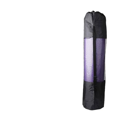 TOGEVAL 2er Pack Outdoor Yogamatten Aufbewahrungstaschen Mesh Übungs Fitnesstaschen Große Kapazität Schultertaschen Für 6 Mm Yogamatten Schwarz Mittelgroß von TOGEVAL