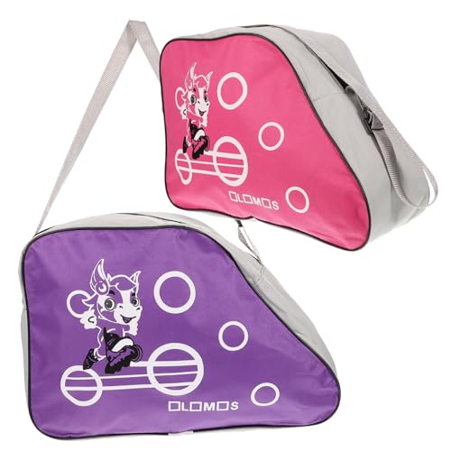 TOGEVAL 2er Set Roller Skates Tasche Für Schlittschuhe Robuste Und Tragbare Skates Halterung Lila Und Pink Farben Zufällig Perfekt Für Roller Skating Zubehör TOGEVAL 2er Set Roller Skates Tasche Für Schlittschuhe Robuste Und Tragbare Skates Halterung Lila Und Pink Farben Zufällig Perfekt Für Roller Skating Zubehör von TOGEVAL