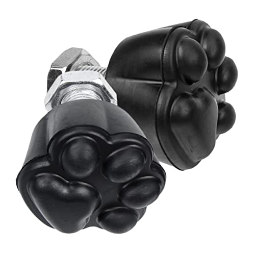 TOGEVAL 2st Schlittschuhbremsen Tragbare Skate-Plugs Rollschuhe Schuhversorgung Schlittschuhstopper Zehenstopper Für Schlittschuhe Bremsklötze Bremsstopper Rollenbremsen Gummi Black von TOGEVAL