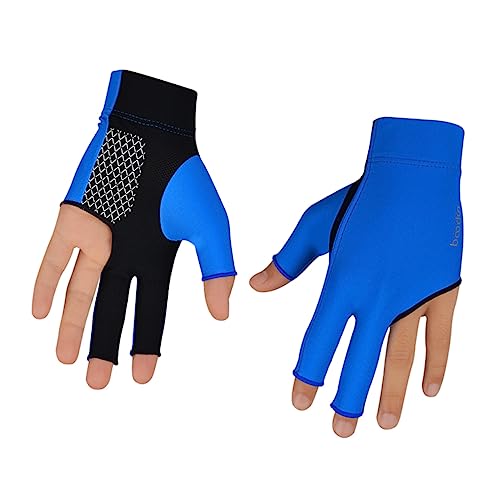 TOGEVAL 3 Handschuh für Billardqueues elastischer Billardhandschuh Finger Zeigen Handschuhe Pool-Handschuhe Poolhandschuh Sportzubehör Billard handschuh Billard zubehör Snooker-Handschuh von TOGEVAL