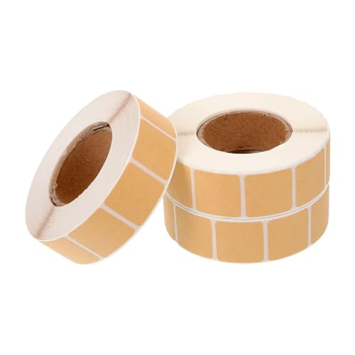 TOGEVAL 3 Rollen Aufkleber Zur Reparatur Von Zieltafeln Zielpapier Reparieren Quadratische Zielaufkleber Praktische Paster Zielaufkleber Reparieren Paster Für Ziele Kraftpapier Light Brown von TOGEVAL