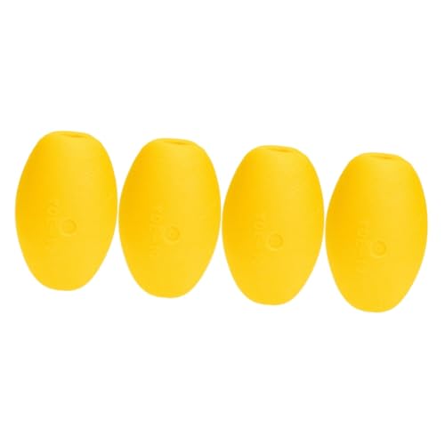 TOGEVAL 4 Stück Boje Boje würfelunterlage einhelll Boat Accessories photostickomni waterballs Ankerboje für Boote Kajakboje Marinezubehör Bojenball für Boote Angelschwimmer Eva Yellow von TOGEVAL