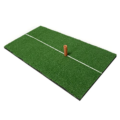 TOGEVAL Indoor Golf Übungsmatte 1Pc Golf Swing Mat Cushion 30x60cm Mit Tee Hochwertige Golf Pad Für Indoor Training Perfekt Für Golfspieler Und Anfänger von TOGEVAL