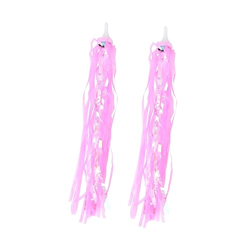 TOGEVAL Paar Lenker Luftschlangen Für Fahrräder Aufkleberkörbe Für Lenker Luftschlangen Glitzer Spielquaste Kettenband Fotobänder Rollerquasten Gewinnspeichenbänder Rosa TOGEVAL Paar Lenker Luftschlangen Für Fahrräder Aufkleberkörbe Für Lenker Luftschlangen Glitzer Spielquaste Kettenband Fotobänder Rollerquasten Gewinnspeichenbänder Rosa von TOGEVAL