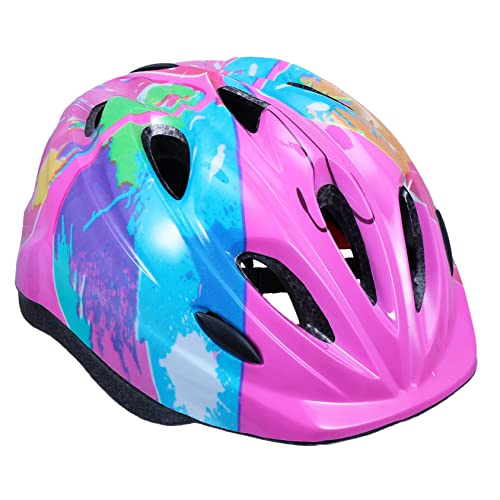 TOGEVAL Premium Kinder Fahrradhelm Leicht Und Sicher Mit Verstellbarer Passform Atmungsaktiv Und Komfortabel Ideal Für Fahrrad Roller Und Skates Rosa von TOGEVAL