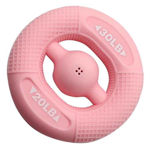 TOGEVAL Rallye-Ring gym armband gym bracelet fittnessarmband handgelenktrainier Handkrafttraining Fingerkrafttrainer Handgreifer Unterarmtrainer Handstärkung Handübungsgerät Kieselgel Rosa von TOGEVAL