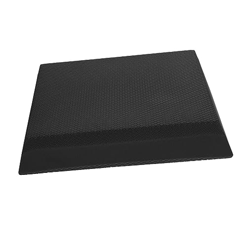 TOGEVAL Yoga Balance Pad Yoga-Stick Natürliche Yogamatte Nicht-Yoga-Matte Yoga-Handgelenkauflage Yoga-Trainingsmatte Balance-Pad Fitness Matte Balancematte Übungs-Yoga-Matte TPE Black von TOGEVAL