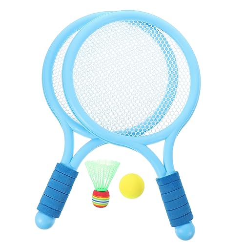 TOKIDNY 2 Stück Kinder Tennisschläger Spielzeug Cartoon Stil Lustige Outdoor Aktivitäten Spielzeug Fitnessgeräte Für Spielende Kinder Zufällige Farbe von TOKIDNY