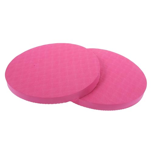 TOKIDNY 2 Stück Yoga Kniepolster Kissen Dicke Runde Eco TPE Yoga Pads Für Komfort Und Unterstützung Bei Yoga Pilates Und Workout Ideal Für Hände Handgelenke Knie Ellenbogen Und von TOKIDNY