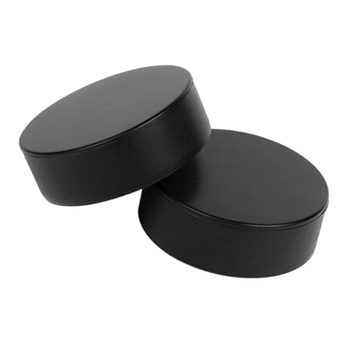 TOKIDNY 2St Hockey-Trainingszubehör Hockey Puck Ice Hockey Puck für Eishockeyspiele Leichte Hockey-Pucks aus weichem Schaumstoff Hockeyspiel-Trainingspuck Eishockey-Trainingspuck Black von TOKIDNY