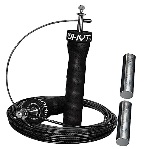 TOKIDNY Anti Rutsch Springseil Für Indoor Und Outdoor Training Verstellbares Speed Rope Mit Schweißband Ideal Für Fitness Und Ausdauer Belastender Stil Für Kinder Und Erwachsene von TOKIDNY