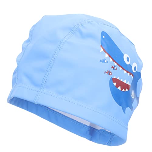 TOKIDNY Kinder Badekappen PU Schwimmhut Mit Cartoon Tiermotiven Elastischer Schwimmhut Für Kinder Ideal Für Schwimmunterricht Und Wasserspaß Unisex Einfach Anzuziehen von TOKIDNY