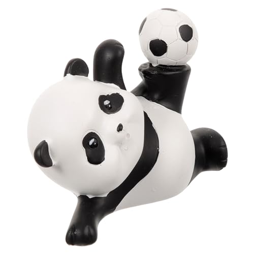 TOKIDNY Kleine Panda Statue Desktop Dekoration Garten Panda Figur üßes Panda Ornament Für Kreative Geburtstagsfeiern Und Dekoration Im Kinderzimmer Handgefertigt Aus von TOKIDNY