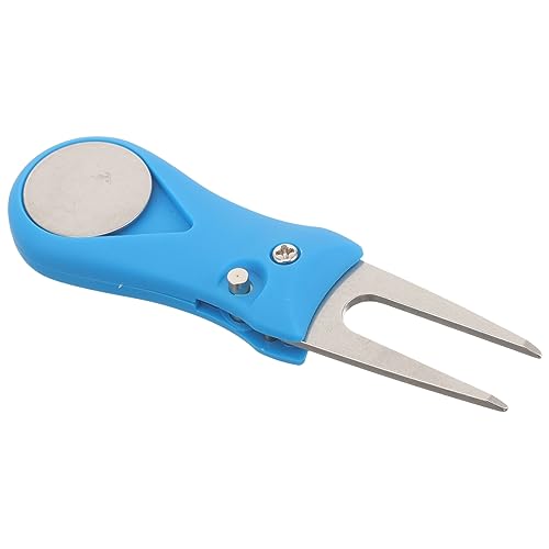 TOKIDNY Tragbare Golf Divot Reparaturgabel Faltbares Golfwerkzeug Zur Rasenreparatur Effizientes Outdoor Golf Divot Tool Für Golfer Kompaktes Design Für Einfache Handhabung von TOKIDNY