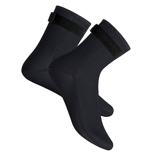 TOKIDNY Wärmesocken Zum Tauchen Unisex Winter Schwimmsocken Herren Wassersport Neopren Socken Größe M rutschfest Und Isolierend 1 Paar von TOKIDNY