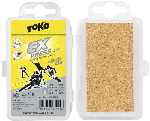 TOKO Express Racing Rub On Wax Sz 40 g, gelb TOKO Express Racing Rub On Wax Sz 40 g, gelb von Toko