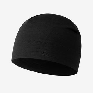 Leichte Merino Beanie Unisex - Schwarz / S/M Leichte Merino Beanie Unisex - Schwarz / S/M von TOM FYFE