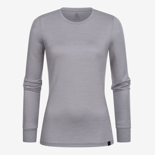 Merino Longsleeve Damen - Hellgrau / M Merino Longsleeve Damen - Hellgrau / M von TOM FYFE