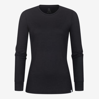 Merino Longsleeve Damen - Schwarz / M Merino Longsleeve Damen - Schwarz / M von TOM FYFE