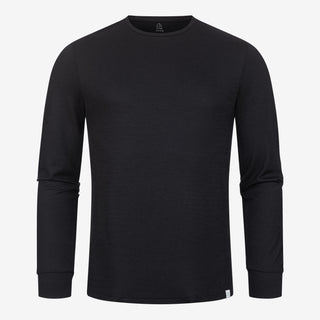 Merino Longsleeve Herren - Schwarz / S Merino Longsleeve Herren - Schwarz / S von TOM FYFE