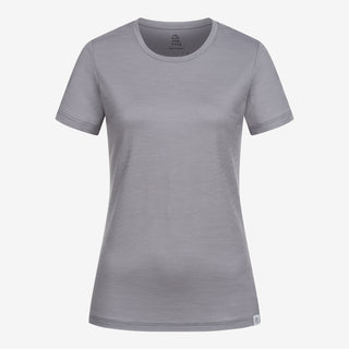 Merino T-Shirt Slim Fit Damen - Hellgrau / XS Merino T-Shirt Slim Fit Damen - Hellgrau / XS von TOM FYFE
