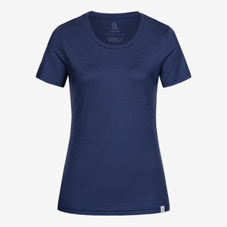 Merino T-Shirt Slim Fit Damen - Marine / L Merino T-Shirt Slim Fit Damen - Marine / L von TOM FYFE
