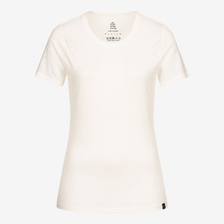 Merino T-Shirt Slim Fit Damen - Wollweiss 200 / XL Merino T-Shirt Slim Fit Damen - Wollweiss 200 / XL von TOM FYFE