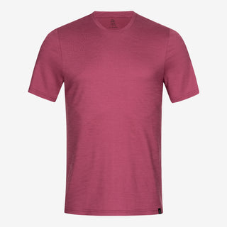 Merino T-Shirt Slim Fit Herren - Brombeere / L Merino T-Shirt Slim Fit Herren - Brombeere / L von TOM FYFE