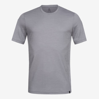 Merino T-Shirt Slim Fit Herren - Hellgrau / XL Merino T-Shirt Slim Fit Herren - Hellgrau / XL von TOM FYFE